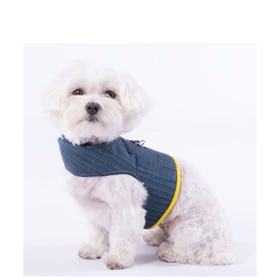 Groc Groc Yuki Dog Harness Gray Blue-S