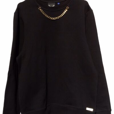 Black sweatshirt box with jewels (size L)