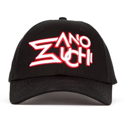 Zanouchi Luxury 3D Puffed Logo Cap – Black / Red
