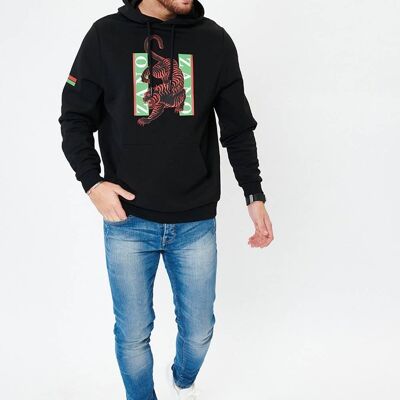 Zanouchi Fierce Hoodie - Black/Red