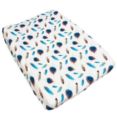 Changing pad cover Jersey Feathers