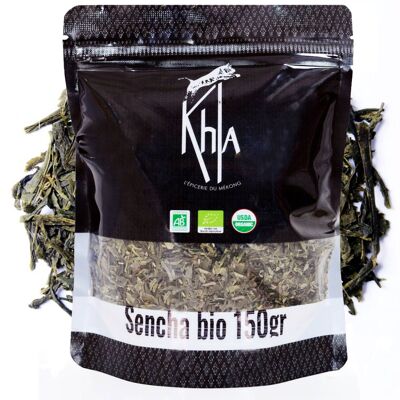 Thé vert bio de Chine - Sencha - Poche vrac - 150g