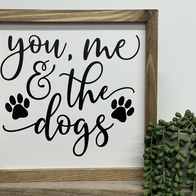 You, Me & The Dogs - Mid Grey - Black