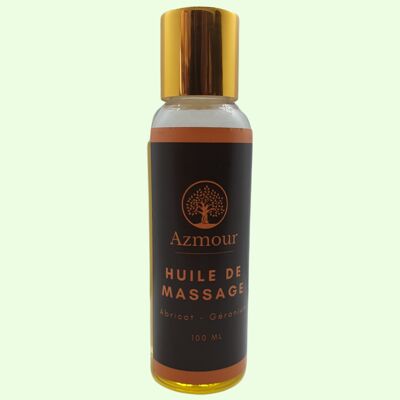 Huile de massage Relaxante & Anti-Stress - Abricot & Géranium