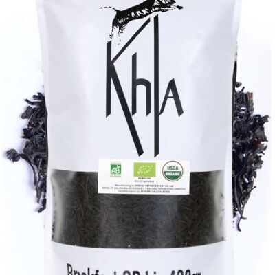 Organic black tea from Sri Lanka - Breakfast OP - Bulk pouch - 400g