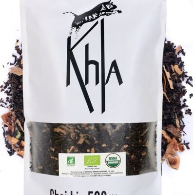 Thé noir bio du Sri Lanka - Chaï - Poche vrac - 500g