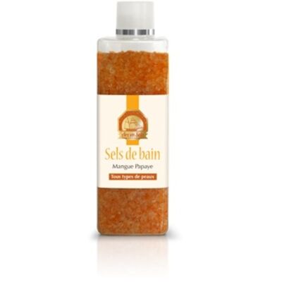 Sel de bain de la mer Morte Mangue Papaye