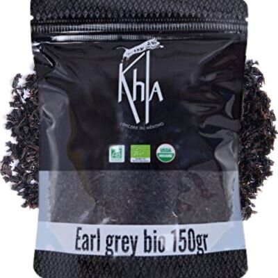 Thé noir bio du Sri Lanka - Earl Grey - Poche vrac - 150g