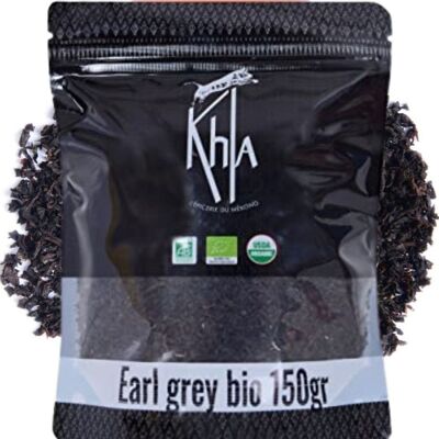 Organic black tea from Sri Lanka - Earl Gray - Bulk bag - 150g