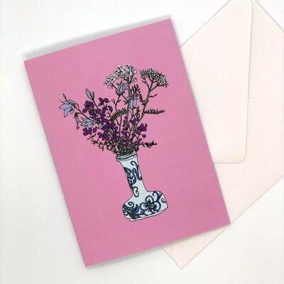 Some Wildflowers for You (Pink) - Card