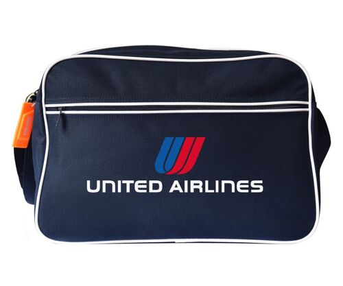 United Airlines sac messenger navy
