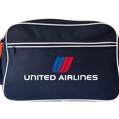 United Airlines messenger bag navy