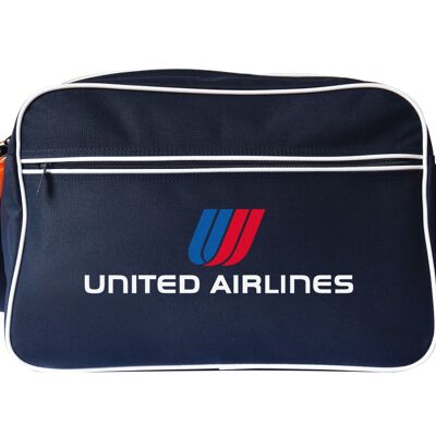 Bolsa de mensajero United Airlines azul marino