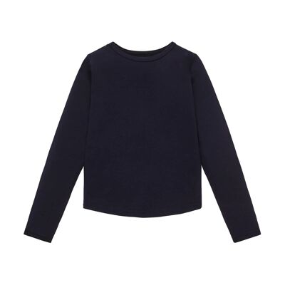 The Best Long Sleeve Merino Tee Midnight Blue