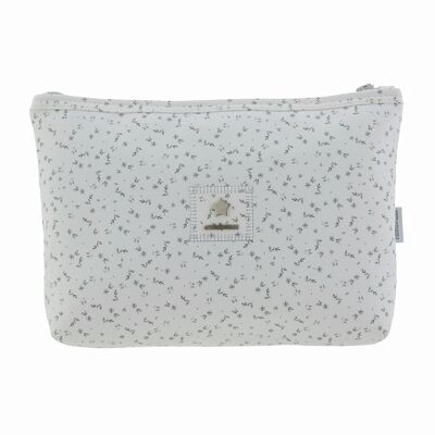 BOLSA ASEO HANA GRIS 6x28x20 CM