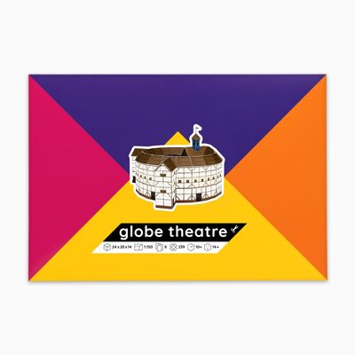 Kit de modelo de papel Globe Theatre