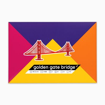 Golden Gate Bridge Papiermodellbausatz