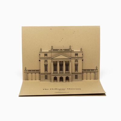 The Holburne Museum Greetings from Bath Pop-Up Card - Marron