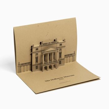 The Holburne Museum Greetings from Bath Pop-Up Card - Marron 2