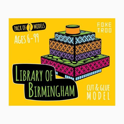 Library of Birmingham Paper Model Kit