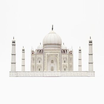 Maquette en papier Taj Mahal 2