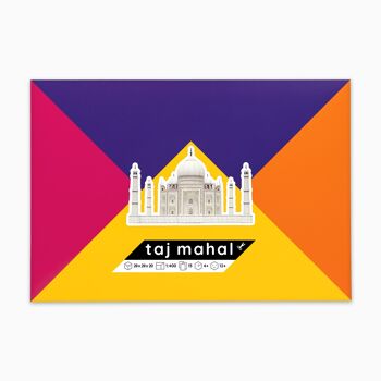 Maquette en papier Taj Mahal 1