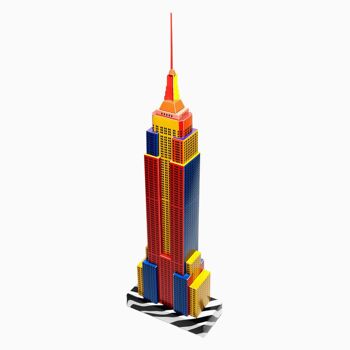 Kit de modèle de papier de gratte-ciel de New York 3