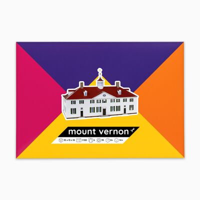 Kit de modelo de papel Mount Vernon