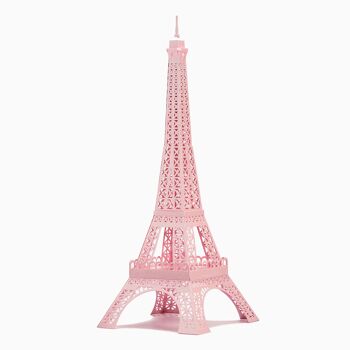 Maquette Papier Tour Eiffel - Rose 2