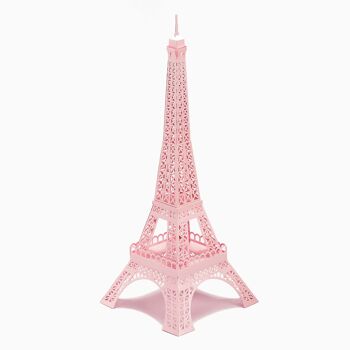 Maquette Papier Tour Eiffel - Rose 3