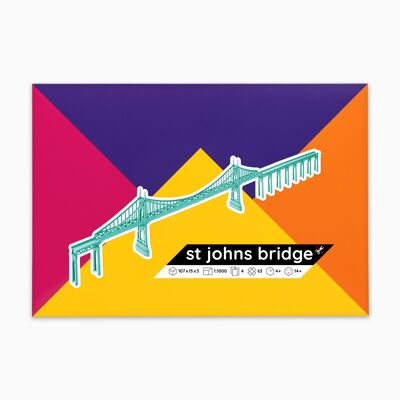 St. Johns Bridge Papiermodellbausatz