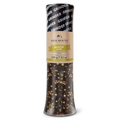 Riesige tropische Pfeffer- und Salzmühle von Silk Route Spice Company – Pfeffer- und Salzmischung, 205 g