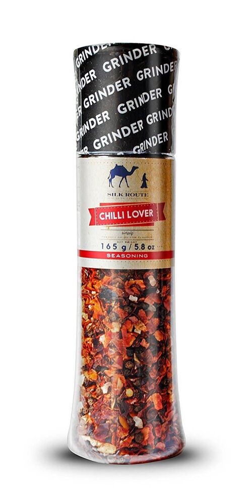 Giant Chili Seasoning Grinder by Silk Route Spice Company - Chili Spice 165g