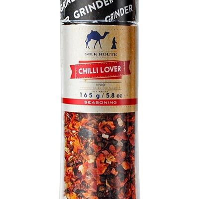 Giant Chili Seasoning Grinder by Silk Route Spice Company - Chili Spice 165g
