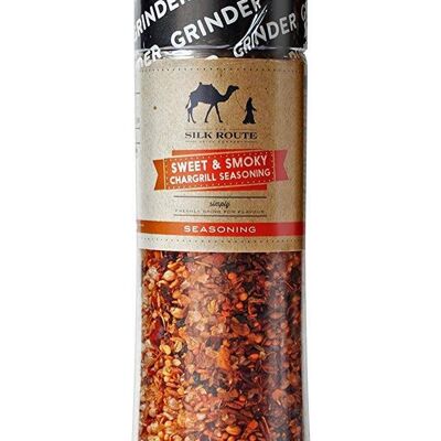 Giant Sweet & Smoky BBQ Grinder von Silk Route Spice Company – Gemischte Gewürze 245 g