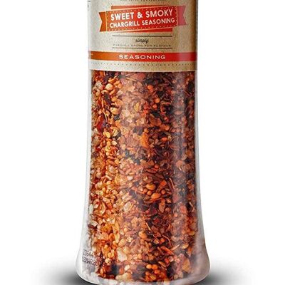Giant Sweet & Smoky BBQ Grinder by Silk Route Spice Company - Mixed Spices 245g