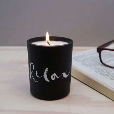 Relax Natural Wax Candle