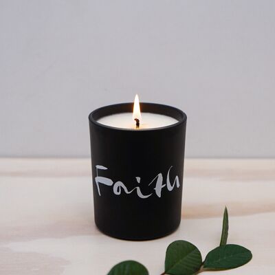 Candela di cera naturale Faith