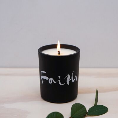 Faith Natural Wax Candle