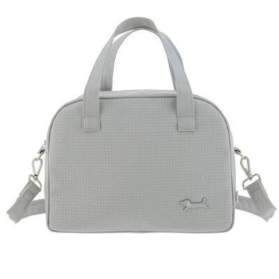 BOLSO MATERNAL PROME PARIS GRIS 18x44x33 CM