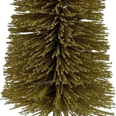 Golden Christmas tree with LED lighting - GoldTree