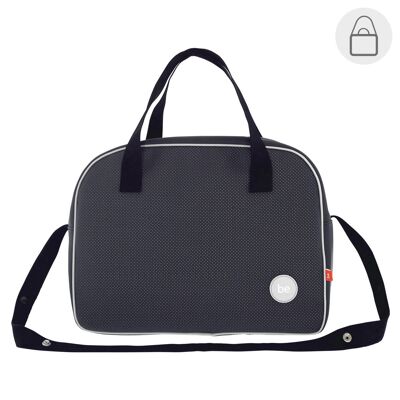 BOLSO MATERNAL PROME URBANY GRIS 18x44x33 CM