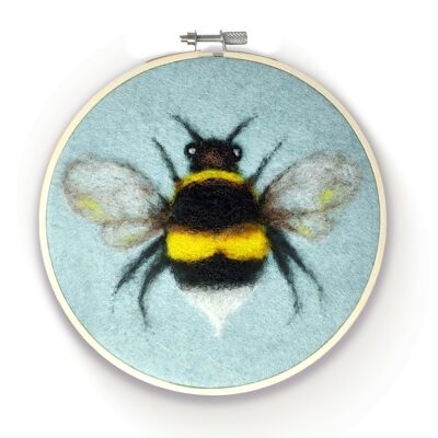 Bee in a Hoop Kit artigianale in feltro ad ago