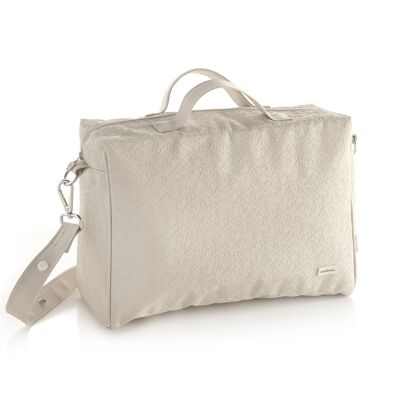 BOLSO MATERNAL TABELA ELITE CAMEL 16x41.5x29 CM