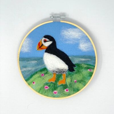 Puffin in a Hoop Kit per infeltrimento ad ago