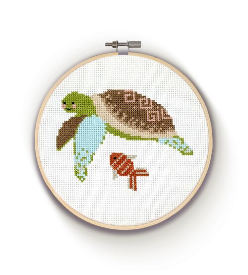 Turtle Cross Stitch Craft Kit