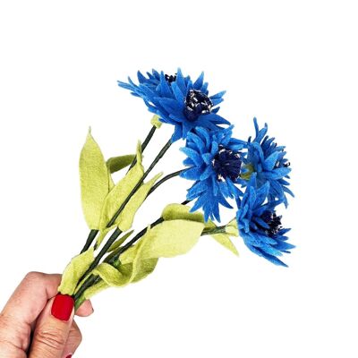 Felt Cornflowers Craft Kit