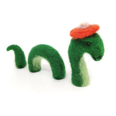 Kit de manualidades de fieltro con aguja del monstruo del lago Ness