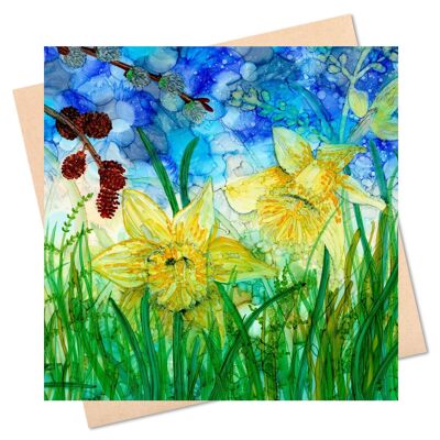Daffodils - Spring Blank Card