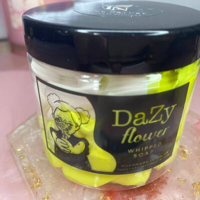 Dazy flower whipped soap